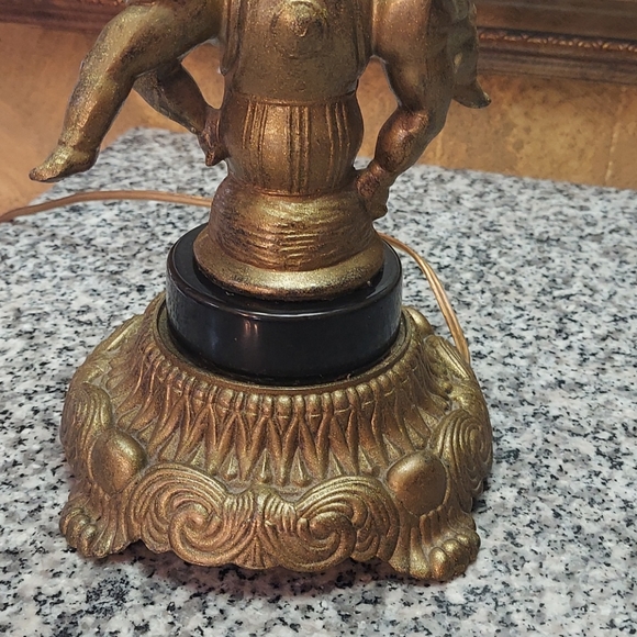 Twin Cherub vintage lamp - Picture 5 of 12